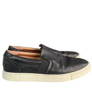 Frye Lena Slip‎ On Sneakers Women’s 9 White Leather Casual Comfort Shoes